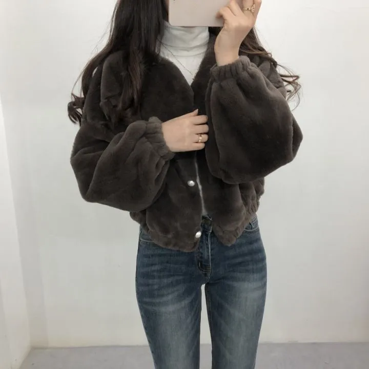WHITNEY WANG осенне-зимнее модное уличная однотонное пальто из искусственного меха женское теплое плотное зимнее пальто fourrure femme верхняя одежда