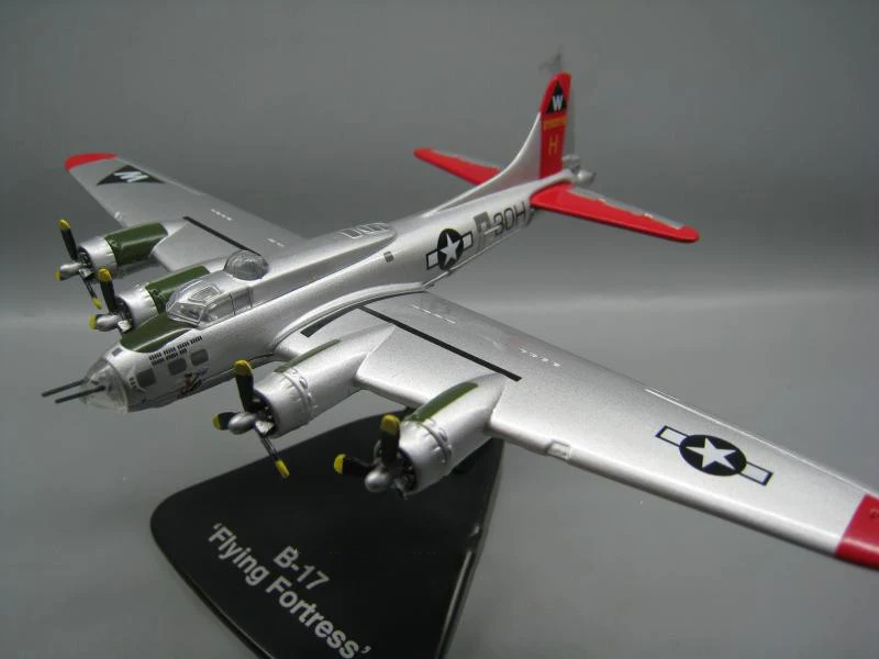 1/144 весы Boeing B17 США армейский тяжелый бомбер литой под давлением военный с базой Самолет Металлическая Модель самолета дисплей коллекции