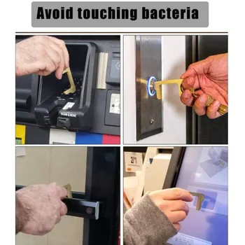 

The new key chain zero-touch elevator button health component effectively isolates viruses and helps protect health