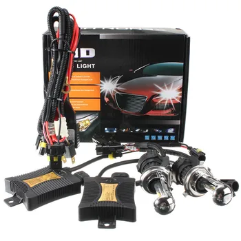 

55W H4 double-light xenon lamp HID automotive hernia lamp Suite Ballasts Bulbs And HID 12V Wiring Harness Controller