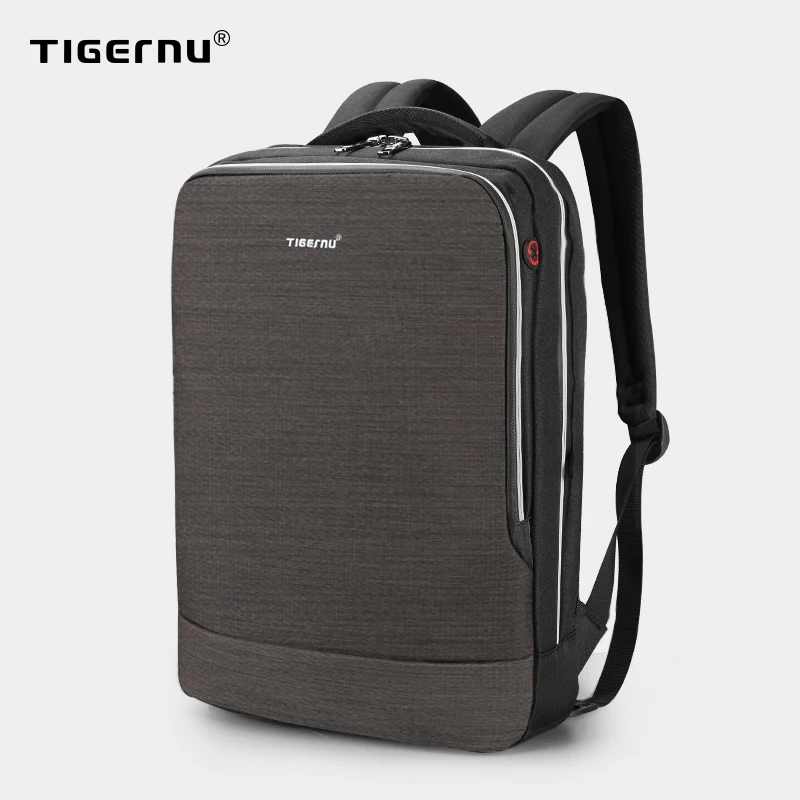 Tigernu Business Backpack Ноутбук Человек Рюкзаки Светоотражающие Водонепроницаемые с USB Зарядка Порт наушников