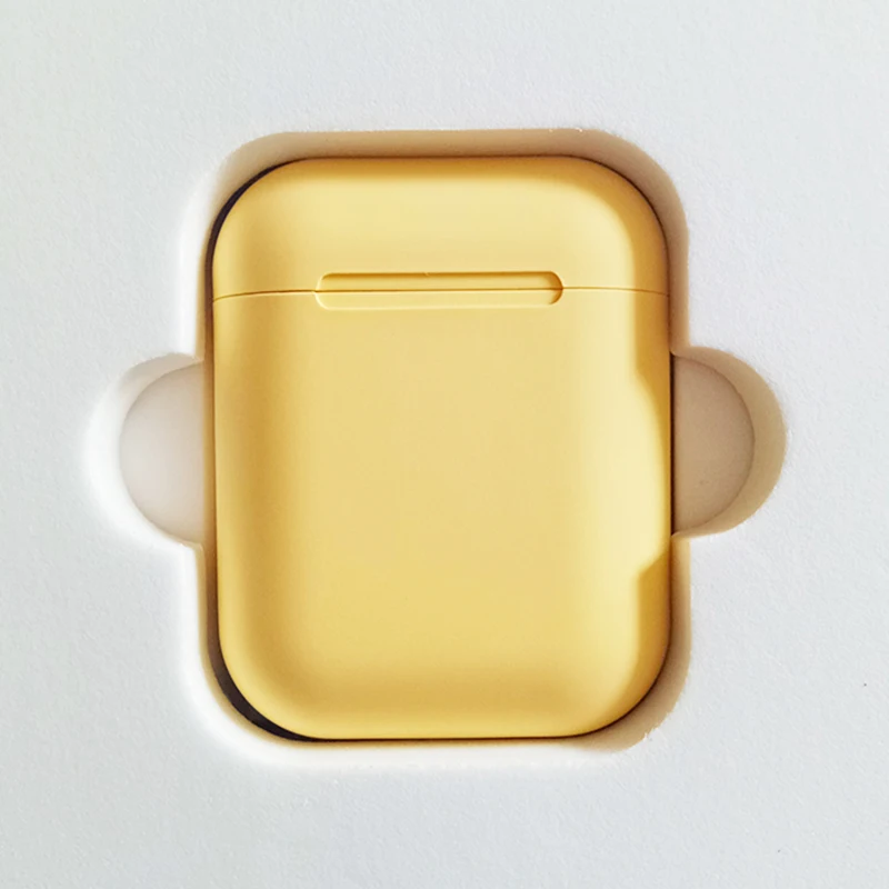 UVinpods12 yellow VIP i10 UVinpods 12 tws Bluetooth наушники беспроводные Bluetooth 5,0 - Цвет: UVinpods12 yellow