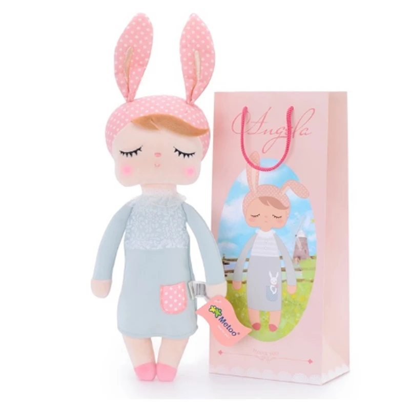 

Angela Genuine Metoo Doll with Box kawaii Plush Soft Stuffed Animals Baby Kids Toys for Children Girls Birthday Christmas Rabbit