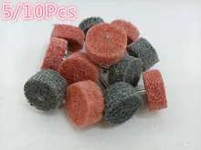 

5/10pcs For grinding rotary tool abrasive Nylon polishing machine with rotating drills Grinding wheel Felt polishing pad