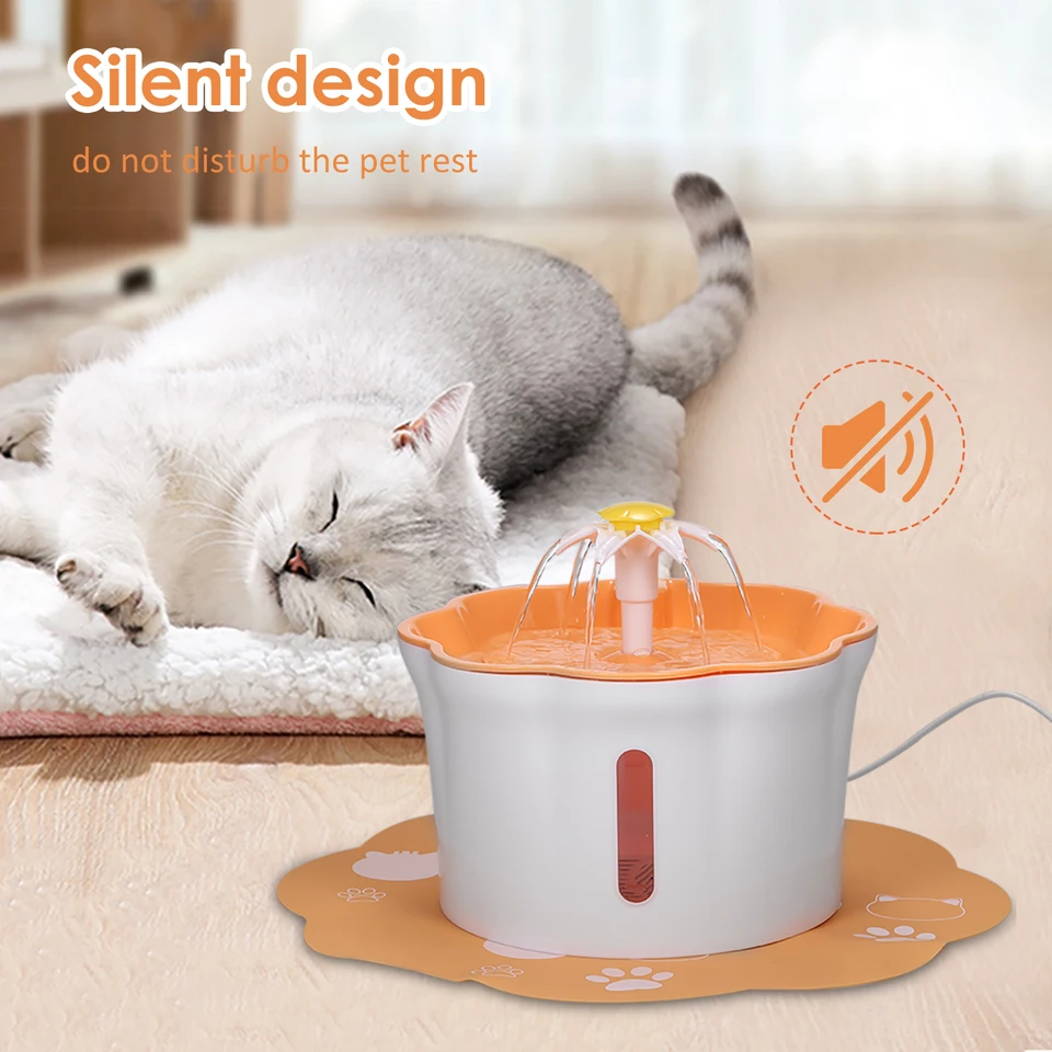 2 6l Automatic Pet Water Fountain Drinking Bottle Electric Water