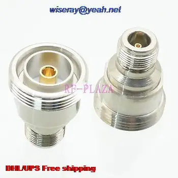 

DHL/EMS 50pcs Adapter 7/16 DIN female to N female straight RF COAXIAL with one year warranty -a4