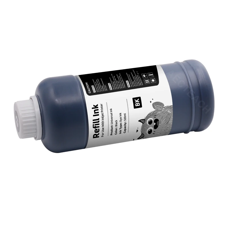 Aecteach 500ml Bottle Printer Dye Ink Refill Kits For HP 123 122 121 302 304 301 300 650 652 21 22 140 141 901 350 XL Cartridges