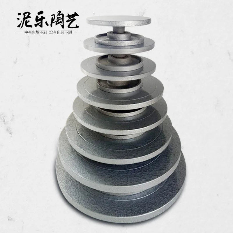 

Turntable Manual Turntable Handmade Sculpture Turntable Pottery Tools Cast-iron Turntable Pottery Clay Sculpture Turntable