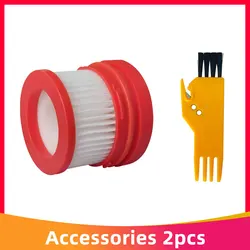 Piezas de Repuesto de filtro Hepa para Xiaomi Dreame V9 / V9 Pro/V10, aspiradora inalámbrica de mano, color rojo y blanco, 1 Uds.