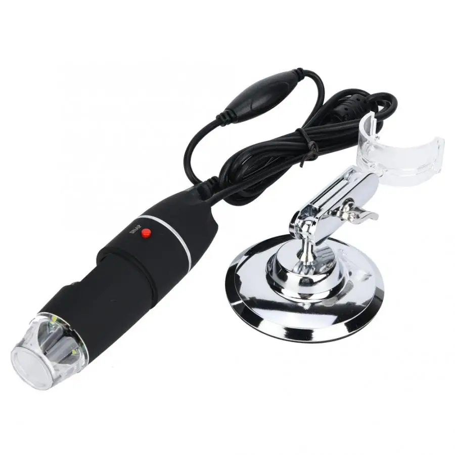 S02 50-500X 8LED USB цифровой микроскоп с универсальной металлической поддержкой микроскоп с кронштейном