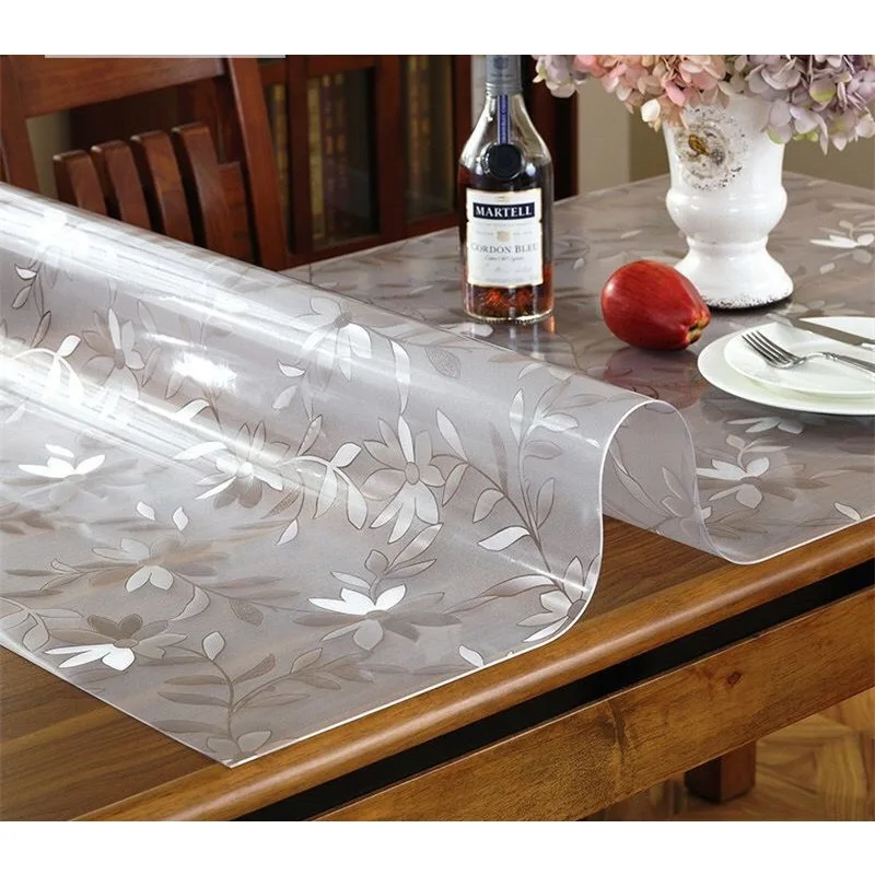 

Grind Arenaceous Tablecloth Clip Flower Home Decor Table Cloths Rectangle Desk Mat waterproof Table Cloths Dining Hotel Desk Mat