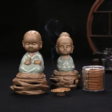 Quemador де Incienso, арома лампа татхагата курильница для ароматерапии Ru печи для обжига керамики ремесленных обратная Ладан таким образом, прямые продажи с фабрики для дома