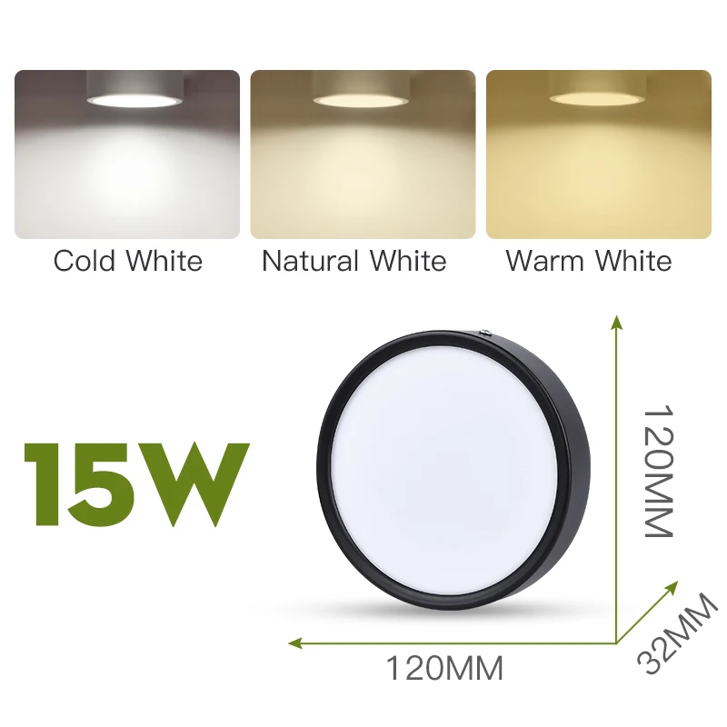 LED Downlight 5/10/15W Led Spot 220V Spotlight Ceiling Surface Mounted Down Light Lamp For Home Kitchen Shop Indoor Lighting ceiling light fixture Downlights