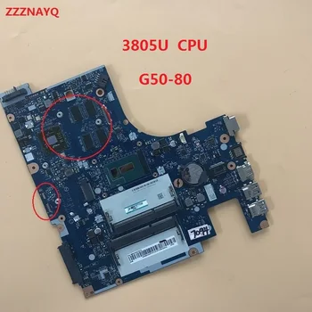 

ZZZNAYQ High quality ACLU3/ACLU4 NM-A361 for Lenovo G50-80 Laptop Motherboard SR1EN WITH 3805U CPU DDR3L 100% Fully Tested
