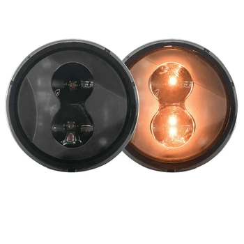 

Front LED Turn Signal Light, 3.5 Inch 2000K LED Headlight Fender Side Maker Parking Light for Jeep Wrangler JK 07-18