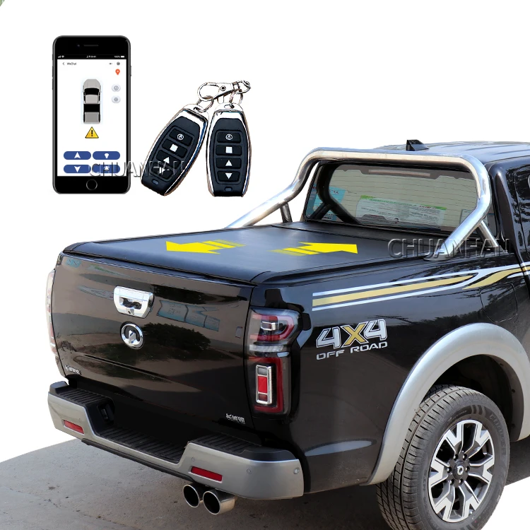 Cubierta tonneau eléctrica persiana enrollable de accesorios de para great wall poer 2021|Ruedas| - AliExpress