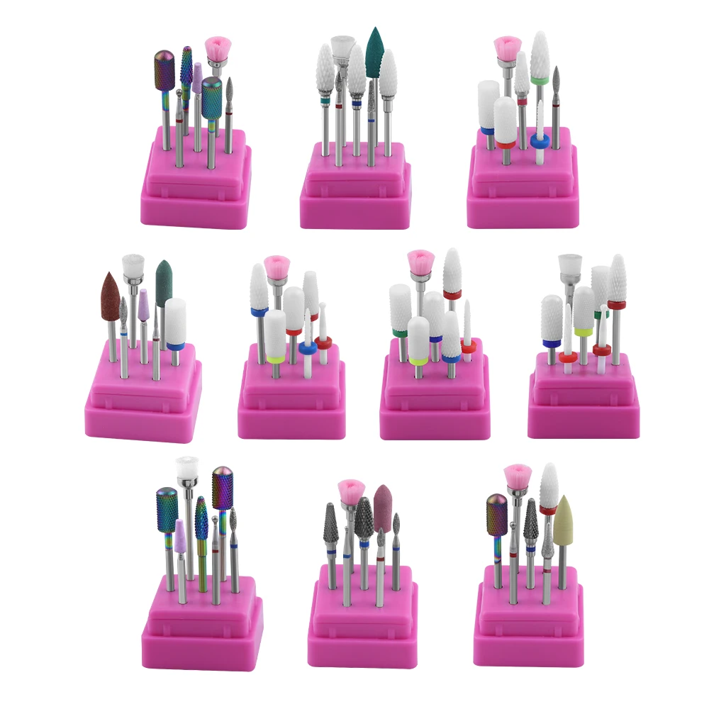 Good Buy Drill-Bits-Set Manicure-Machine Milling-Cutter Electric-Nail-Files Carbide 7pcs of  kjQlMbB8ZGR