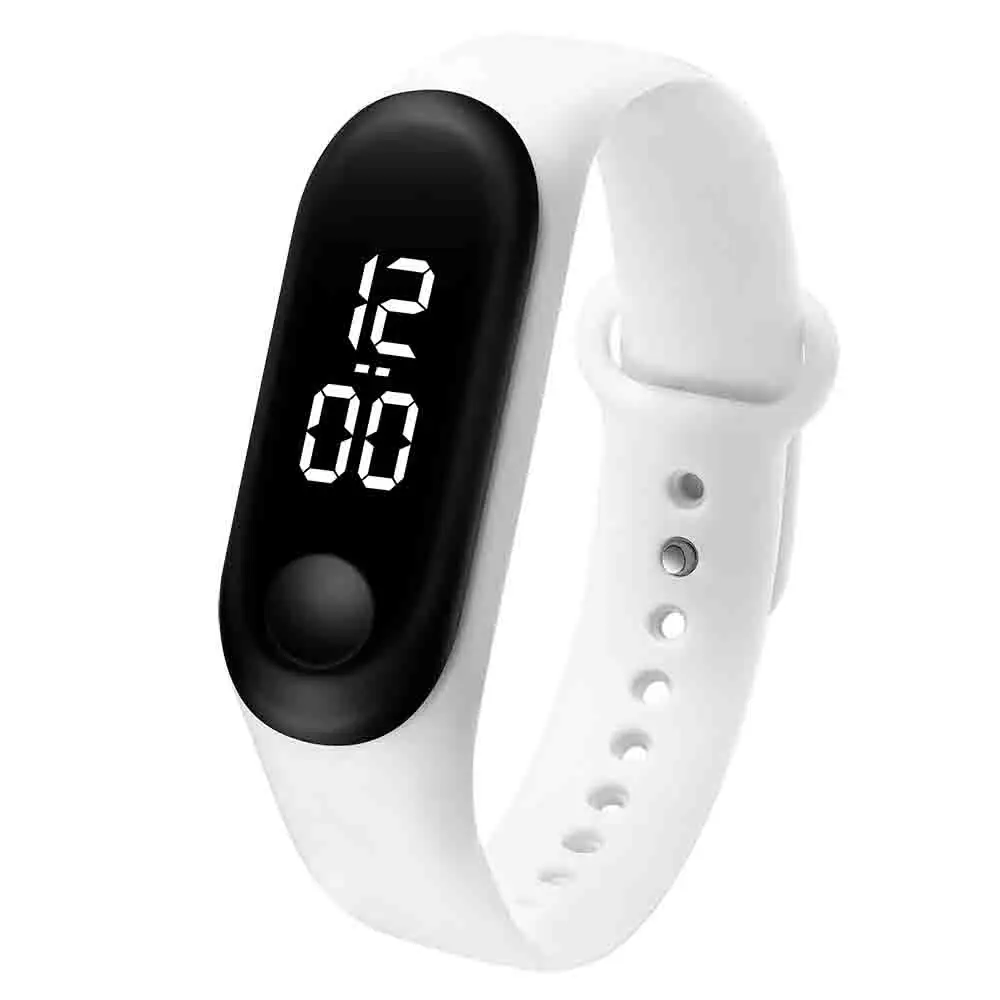 

New Fashion & Casual Men Watch Square LED Silicone Watch 2020 For men Electronic Digital Watch Clock Digital relogio