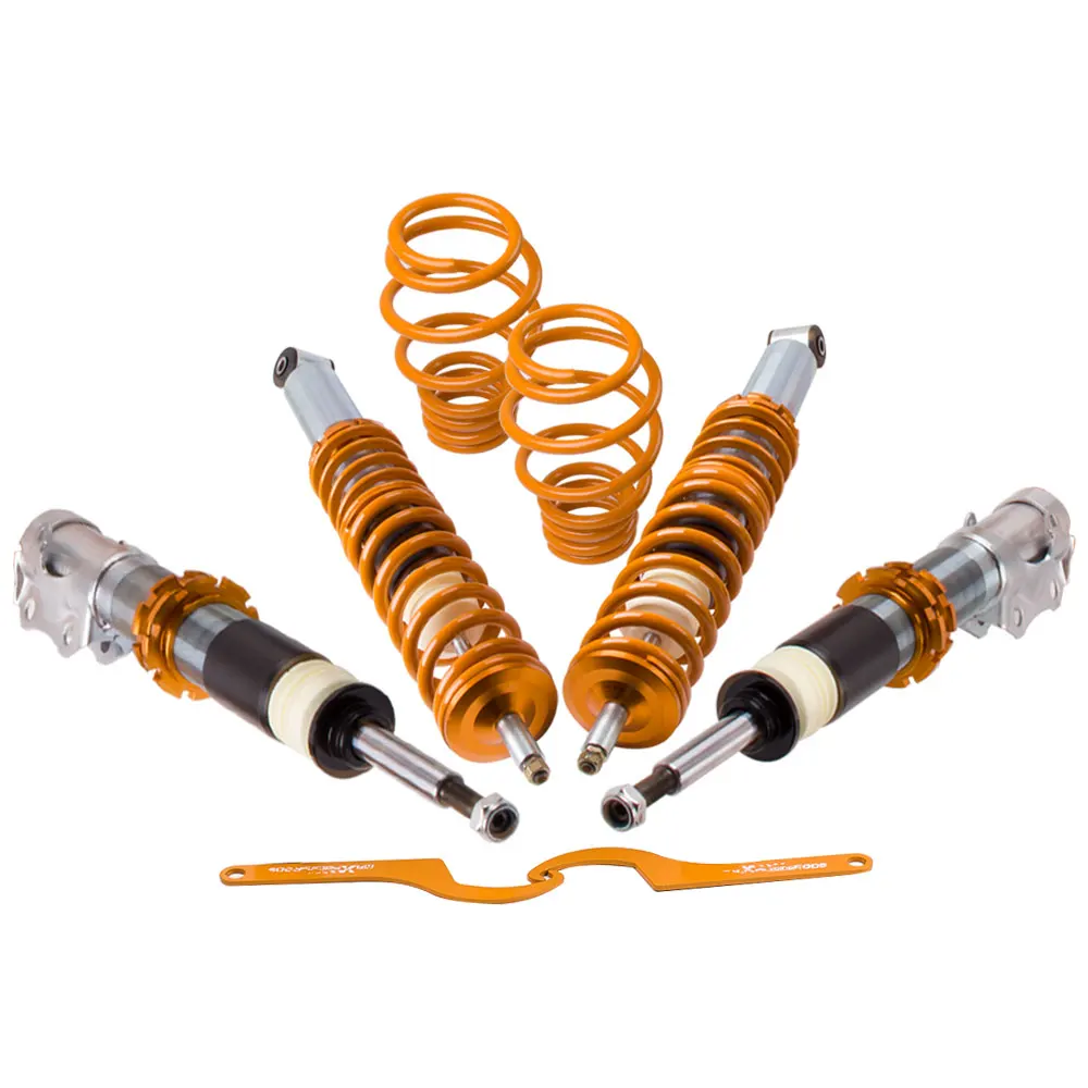 US $139.44 Coilover For VW Polo Mk3 6N2 19992002 ADJUSTABLE SUSPENSION LOWERING KIT CAC