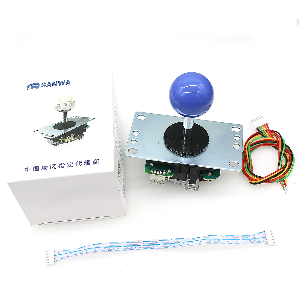 Joystick Arcade American Palo - Compatible Sanwa, Seimitsu, Jamma - Neuf Sous Boîte