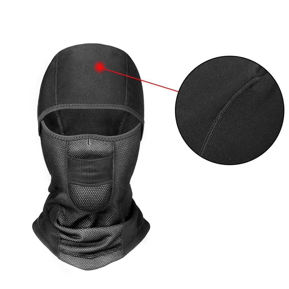 

Face Mask Outdoor Winter Warm Bicycle Bike Climbing Skiing Windproof Carbon Filter Thermal Fleece Balaclava Head Protector