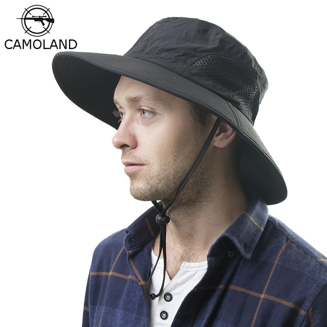 Wide Brim Safari Bucket Hiking Hat Cap