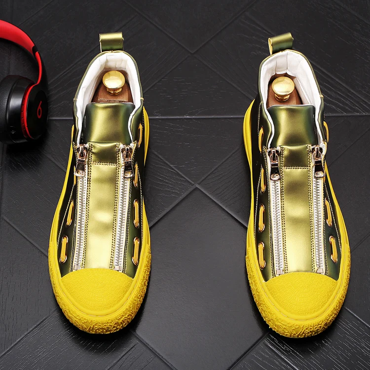 Брендовая мужская повседневная обувь; кожаная обувь; Модные дышащие мужские кроссовки без застежки; сезон весна-осень; мужская обувь на толстой подошве; мужские лоферы