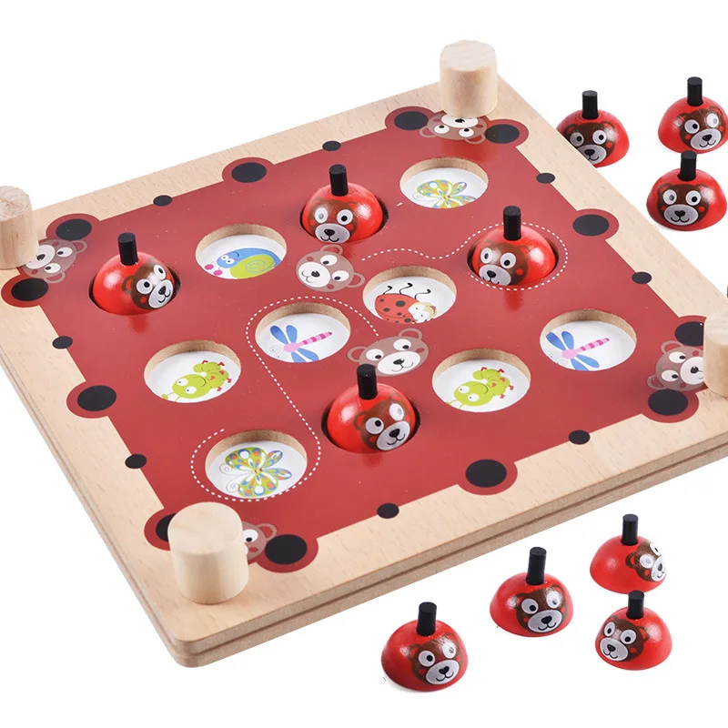 

Children Game Early Childhood Training Memory Educational Toy Intelligence Non-Wooden Toys Interactive 3-4-5-6-Year-Old