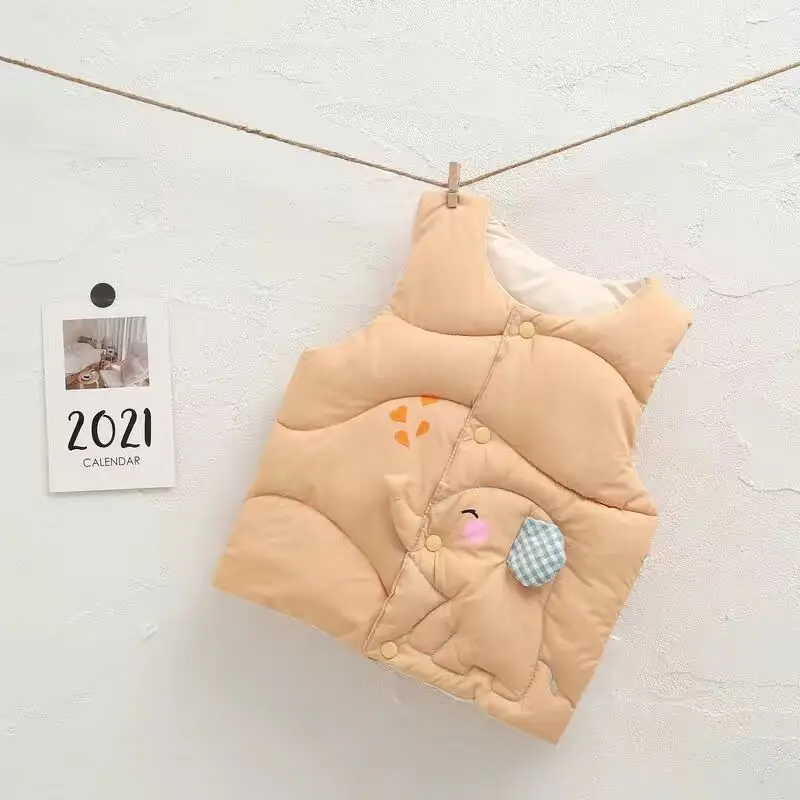 Gilet En Velours Côtelé Pour Enfants, Veste En Coton Pour Enfants, Manteau D'extérieur Pour Enfants, Vêtements Pour Garçons Et Filles, émail Chaud Et épais, Bébé, Automne