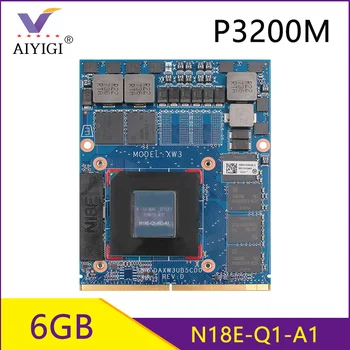 شراءQuadro P3200M P3200 GDDR5 6GB بطائق جرافيك الفيديو N18E-Q1-A1 مع X-قوس ل HP Zbook 17 G5 محطة العمل المتنقلة 100% اختبار جيدا