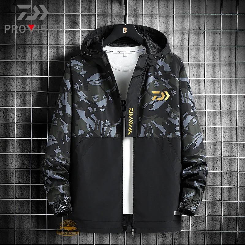Novo à Prova Roupas de Pesca Respirável dos Homens ao ar Daiwa Água Pesca Wading Jaqueta Livre Montanhismo Caça Roupas d' 6 De Pesca Pesca Wading Jaqueta Respirável dos