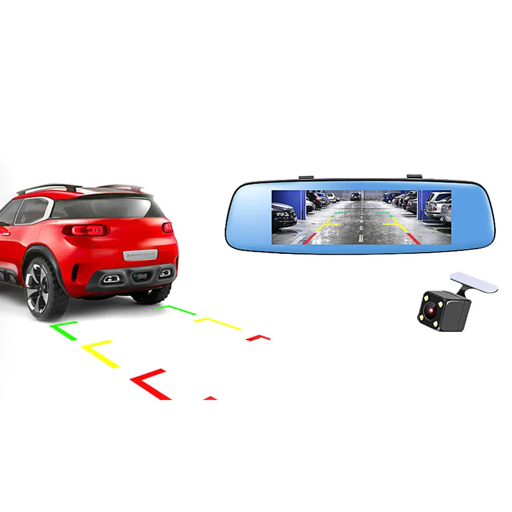Автомобильный видеорегистратор 1080P Full HD сенсорный экран Bluetooth WiFi 4G Android видеорегистратор заднего вида регистратор для Phisung E06