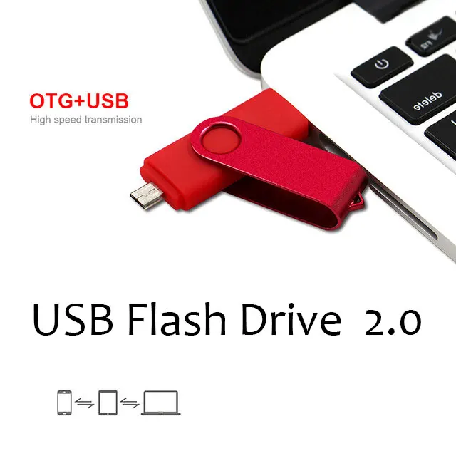 Флеш-накопитель для смартфона, 64 ГБ, OTG, USB флеш-накопитель, cle usb 2,0, otg, 4 ГБ, 8 ГБ, 16 ГБ, 32 ГБ, 128 ГБ, запоминающие устройства,, бесплатный логотип