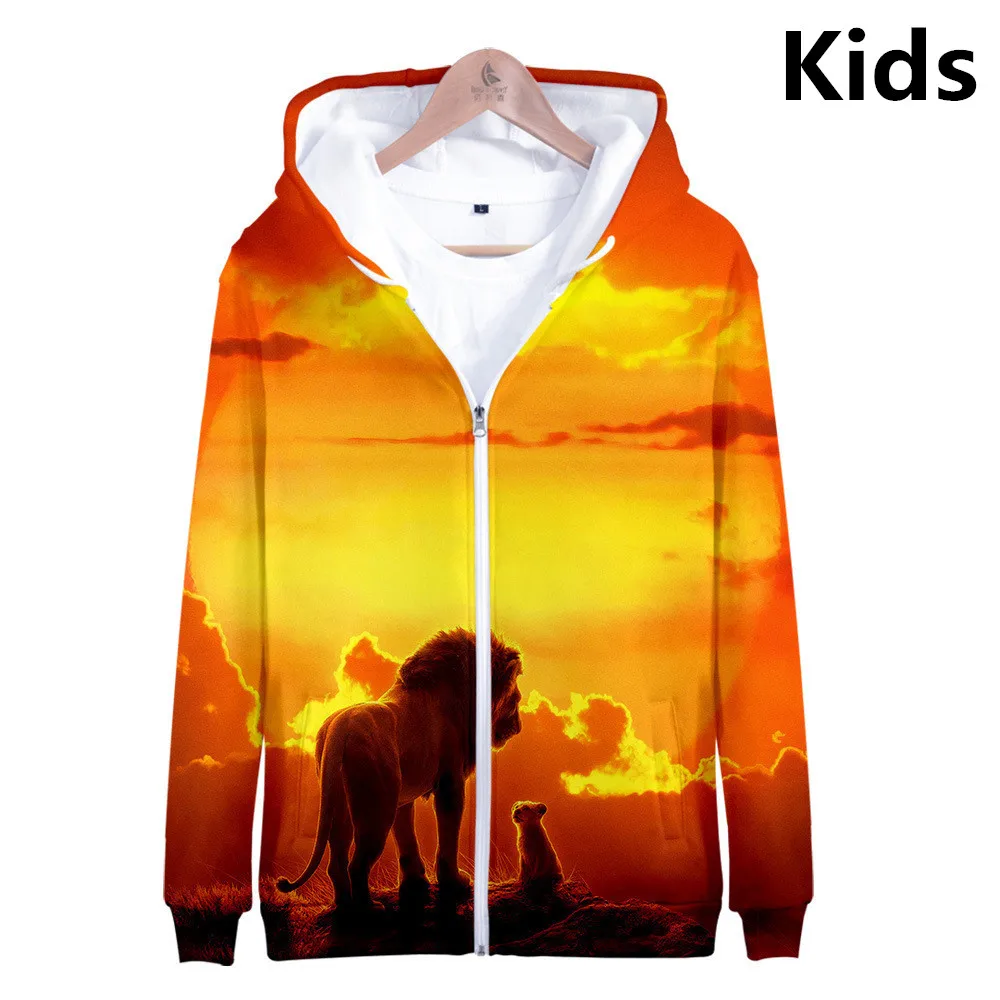Lion King Sweatshirt Men's Lion Clothes Hoodies Sweatshirt Lion