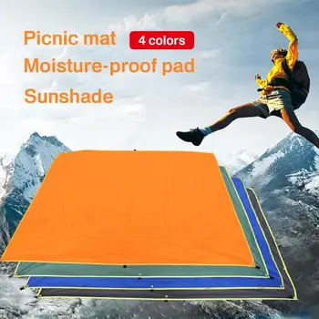 

Travel Outdoors Shade Canopy Picnic Mat Camping Cloth 4color 180cm Multifunction Tent Cloth Sturdy