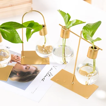 

Nordic decoration home flower vase living room table glass vase for wedding home decoration accessories modern WJ021855