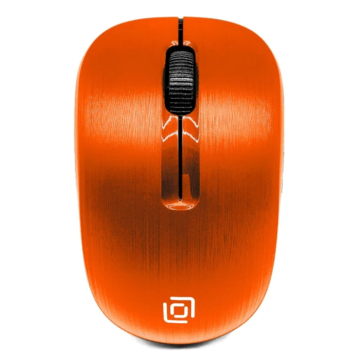 Мышь OKLICK 525MW, беспроводная, USB, оранжевый