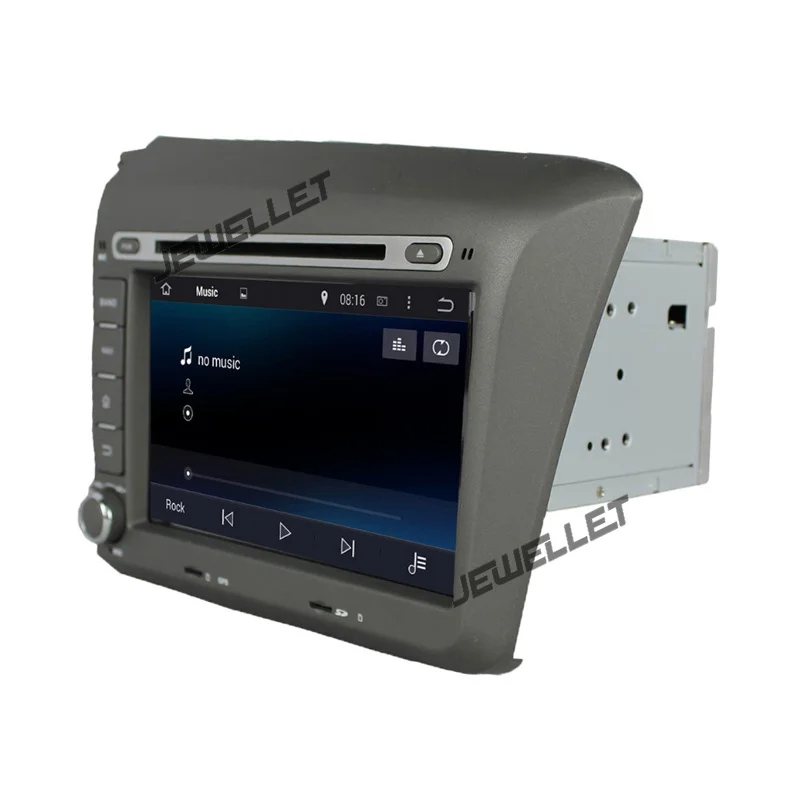 Восьмиядерный ips экран Android 9,0 автомобильный DVD gps Радио Навигация для Honda Civic 2012-2013 с 4G/Wifi, DVR, mirror link 1080P