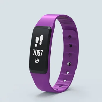 

1pcs smart bracelet f8 heart rate wristband waterproof exercise pedometer bangle free shipping
