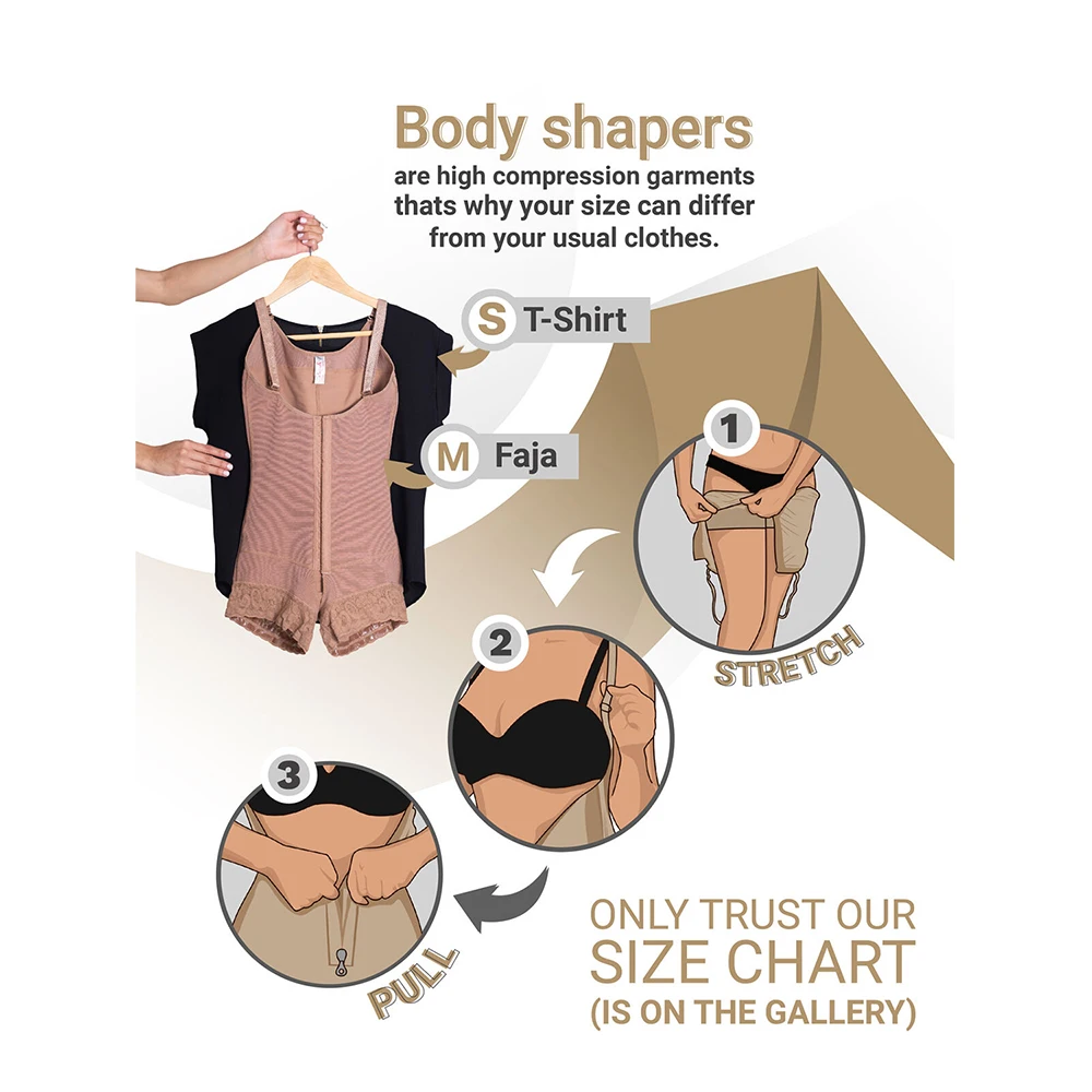 best shapewear for tummy and waist Steampunk Colombian Girdle Woman Double-Breasted Corset Body Shaper Slimming Shorts Body Shaper Women'S Home Wear best shapewear for women