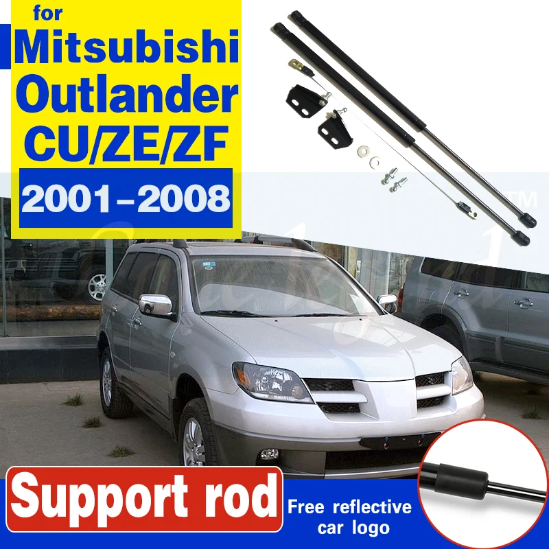 Dla Mitsubishi Outlander Cu/Ze/Zf 2001-2008 Zamontuj Klapa Maski Amortyzator Gazowy Amortyzator Sprężynowy Obsługuje Rod Car-Styling - Aliexpress Automobiles & Motorcycles