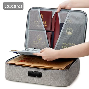 

Certificate storage package household multi-layer large-capacity box household register passport bill important documents
