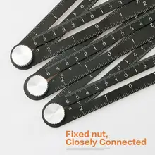 Règles à 12 côtés, localisateur d'ouverture de carrelage, carrelage de sol, mesure pliante de l'angle de Perforation, outils de règle multi universels L6a3
