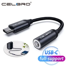 Разъем для наушников Тип C до 3,5 мм разъем аудио кабель usbc до 3,5 мм женский мобильный телефон AUX Кабель-адаптер для iPhone11 Realme XT