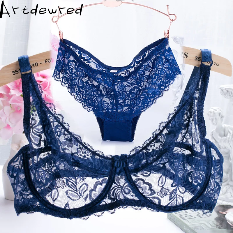 underwear set ultra - thin lace sexy bras ladies bra sets women underwear lace underwear intimate noble young girl brassiere sets lace bra and panty sets Bra & Brief Sets