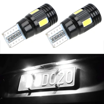 

Auto Interior Light Width Lamp Error Free 6 SMD Canbus Car LED Bulbs DC 12V 2pcs T10 194 W5W Car-styling Reading Light