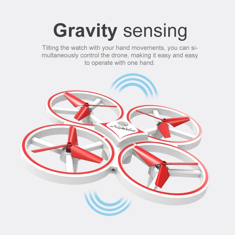 Halolo ZF04 RC Mini Quadcopter Induction Drone Smart Watch Remote Sensing Gesture Aircraft UFO Hand Control Altitude Hold Drone Halolo ZF04 RC Mini Quadcopter Induction Drone Smart Watch Remote Sensing Gesture Aircraft UFO Hand Control Altitude Hold Drone