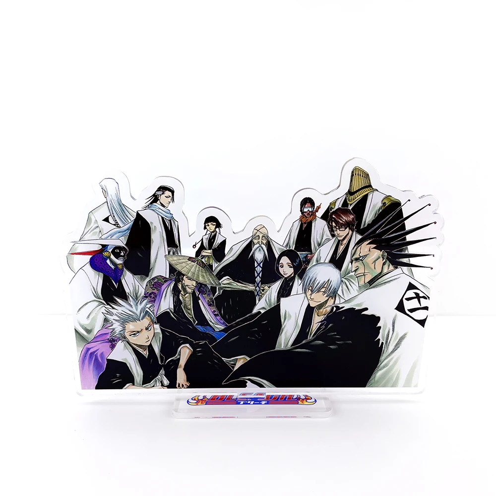 Отбеливатель модель 13 Shunsui фон Byakuya Hitsugaya Kenpachi держатель для торта Топпер аниме |