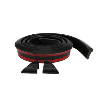 

Universal Car Rear Roof Trunk Spoiler, Rubber Strip Bar Wing Lip Trim Tailfin Tail Sticker Kit for Car Truck