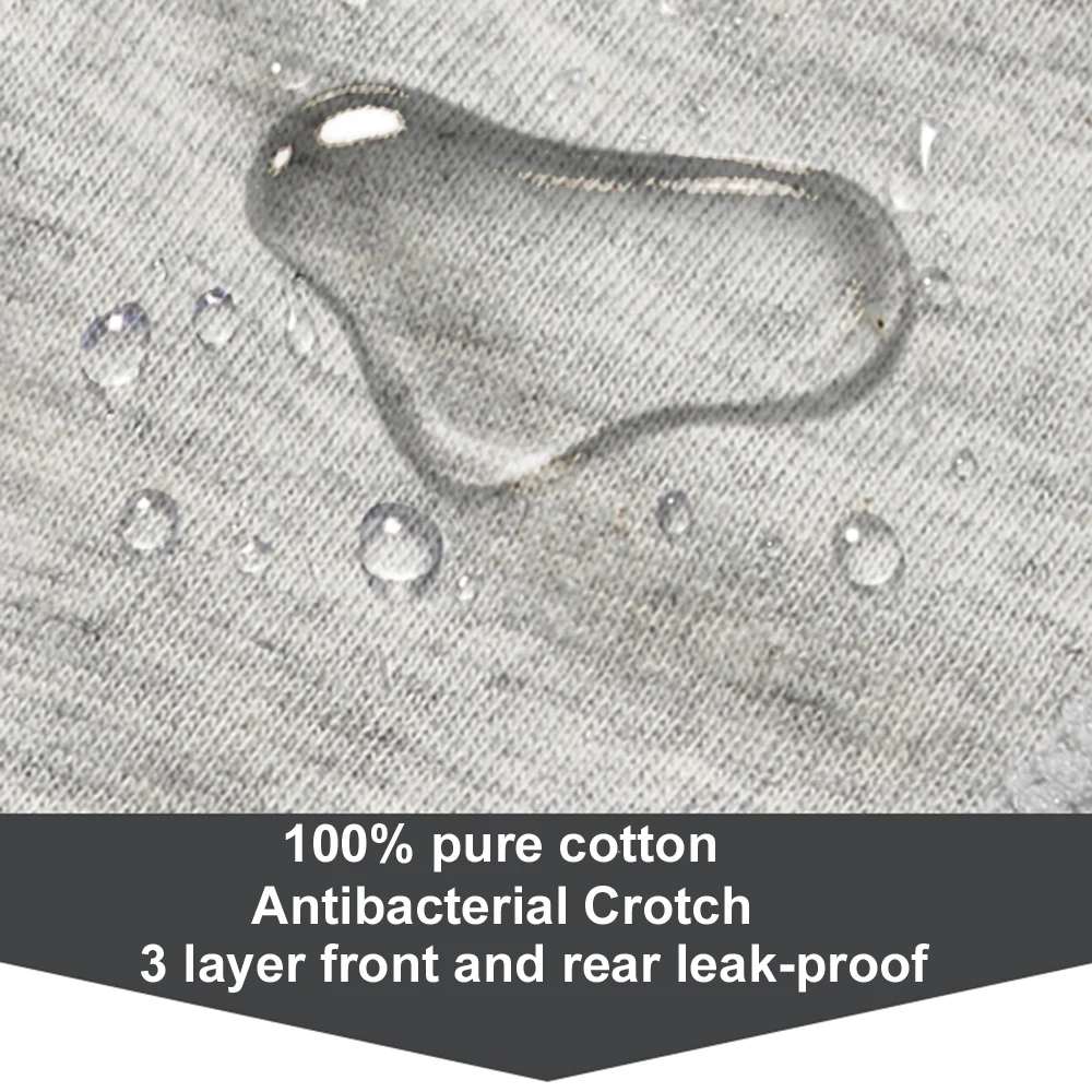 3pcs Women Breathable Cotton Period Panties Teen Girls Absorbent Period Proof Menstrual Underwear Feminine Hygiene Product (8)